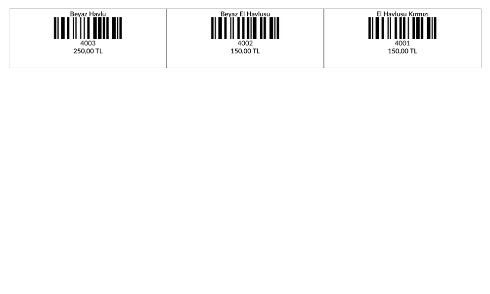 Depoviz SıcakSatış — etiket yazdırma önizlemesi